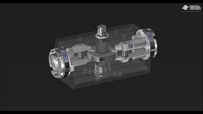 進口氣動執行器的裝配過程