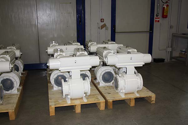 OMAL氣動球閥在玻璃制造行業的應用