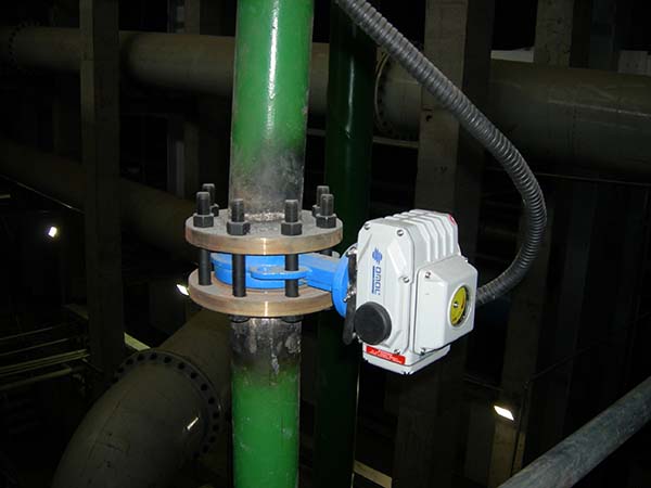 OMAL電動蝶閥在造紙行業漂白控制系統上的應用